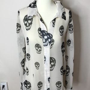 Vintage Havana Skull Blouse